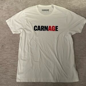 NICK CAVE Carnage Band T shirt Cream XL